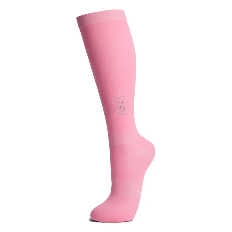 Tommy Hilfiger Women's Rhinestone Summer Socks - Classic Pink